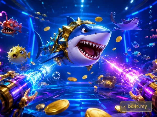 bd44 God Fish Slicing fishing arcade গেমপ্লে স্ক্রিন
